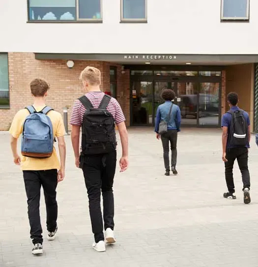 Students entering school